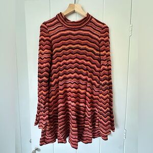 Free People Zig Zag Retro Dress / Tunic